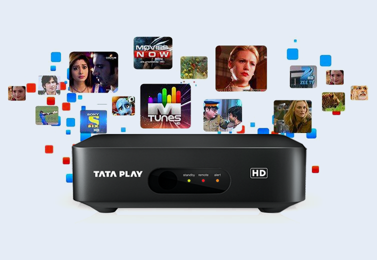 Tata Play formerly Tata Sky HD Digital Set Top Box HD DTH Set